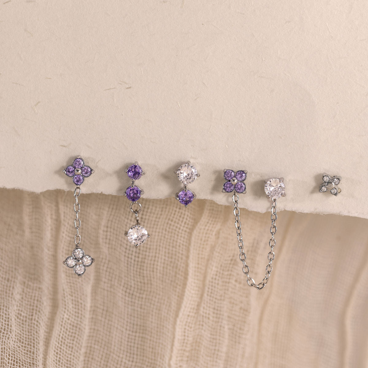Silva Lilac Piercing Sets