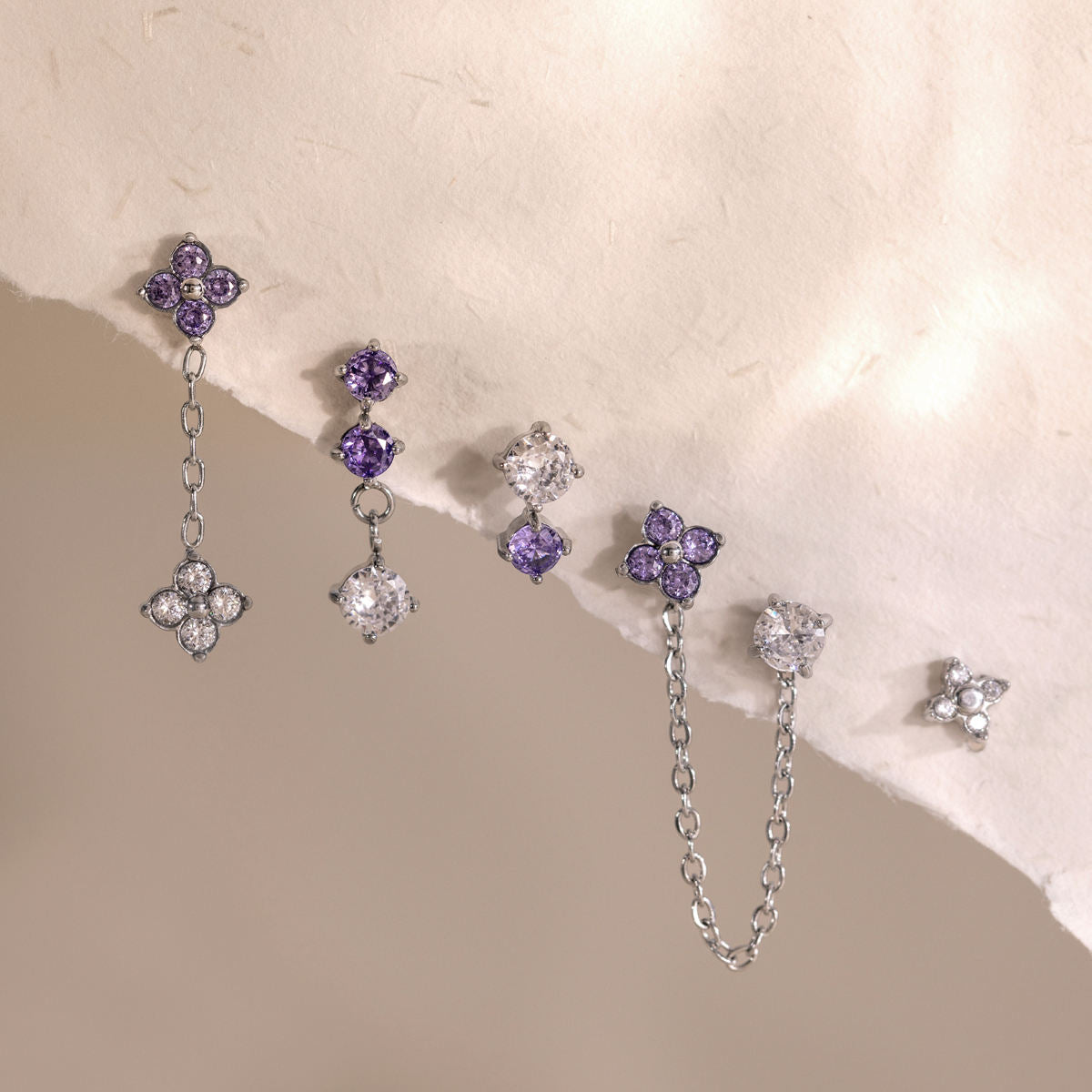Silva Lilac Piercing Sets