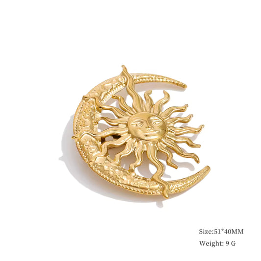 Solar Deity Brooch