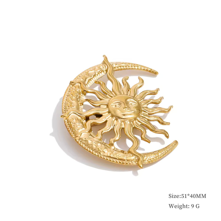 Solar Deity Brooch