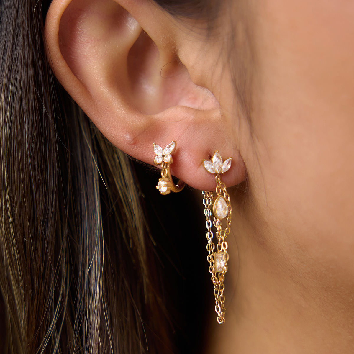 Audre Chain Earrings