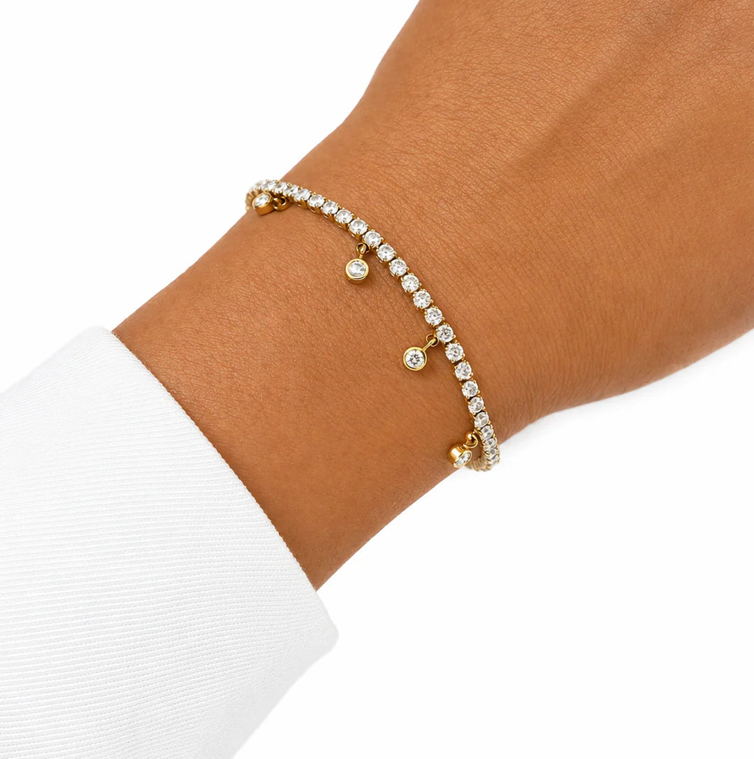 Aurella Dangling Fluid Bracelet