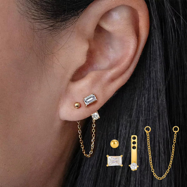 Jane Multi-piercing set (A Pair)
