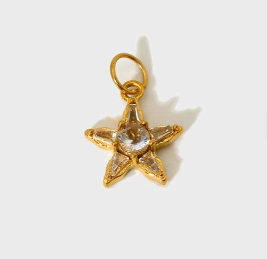 Studded Star fish Charm