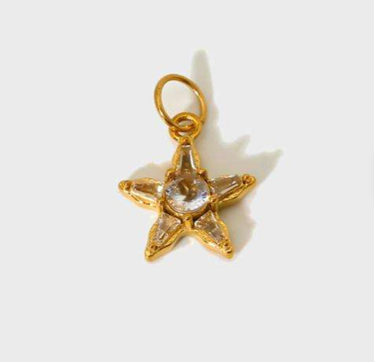 Studded Star fish Charm