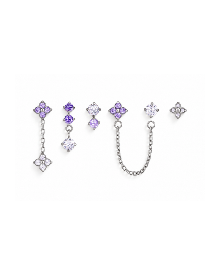Silva Lilac Piercing Sets