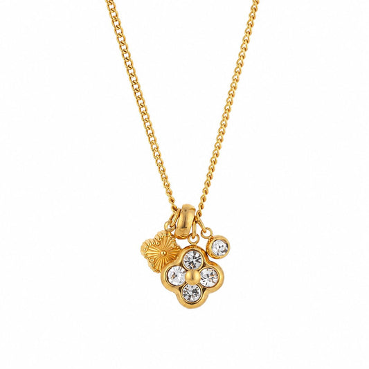 Clover charm necklace