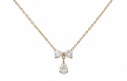 Baby Bow Drop Necklace