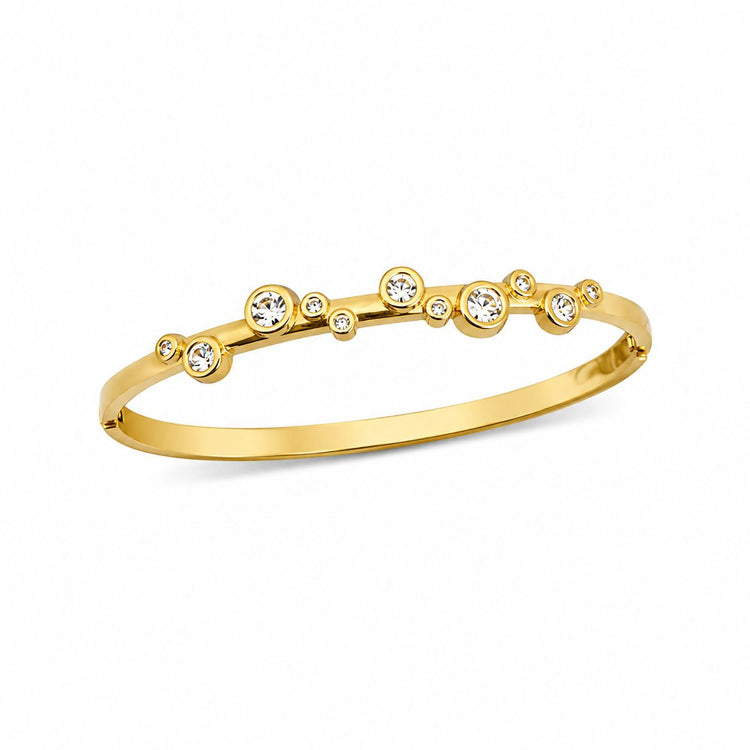 Bezelled Zircon Bangle