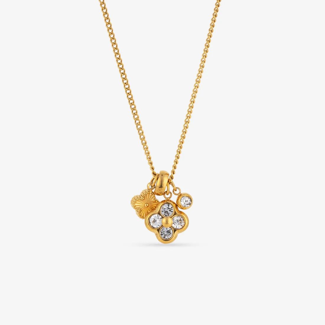 Clover charm necklace