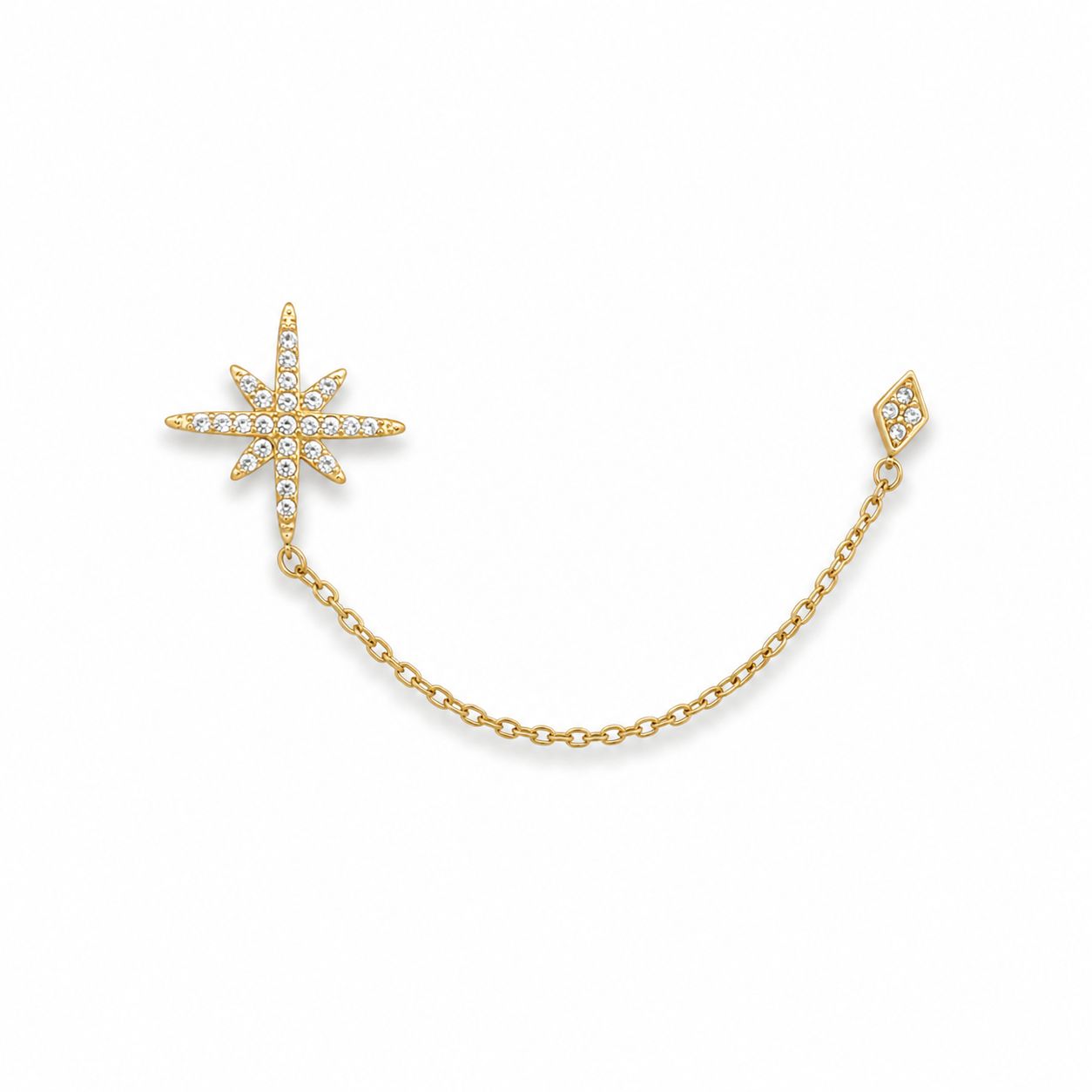 Celeste Double Piercing Earrings (A Pair)