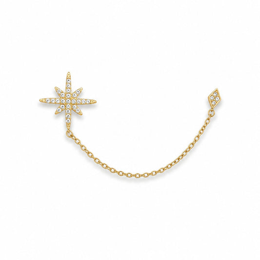 Celeste Double Piercing Earrings (A Pair)