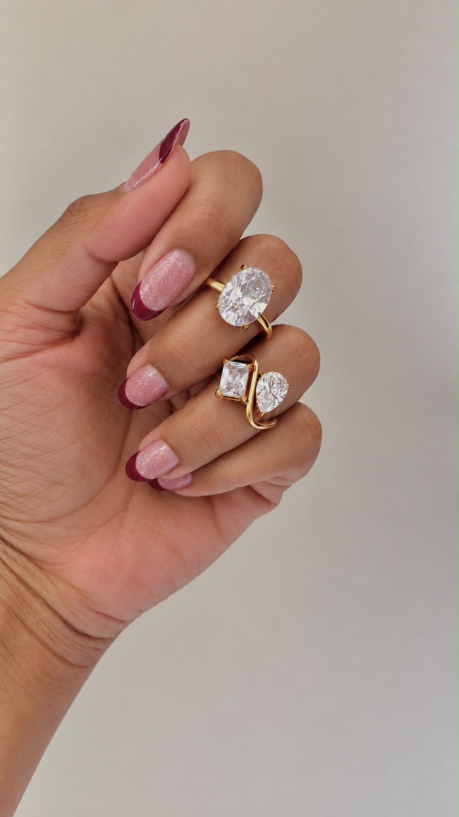 Big Fat Oval Solitaire Ring