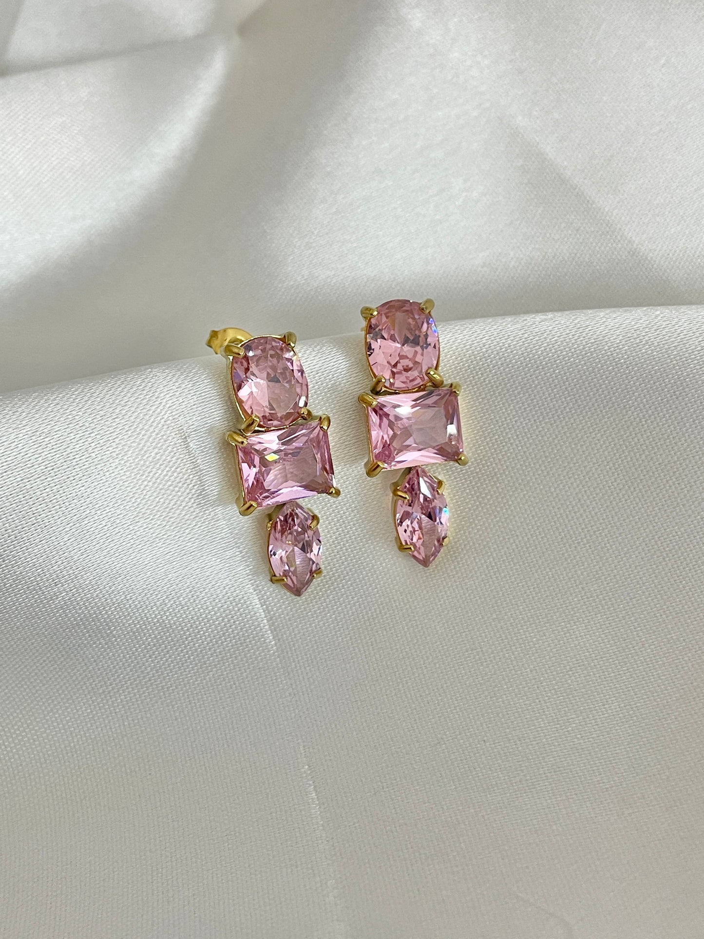 Lilac Pink earring series