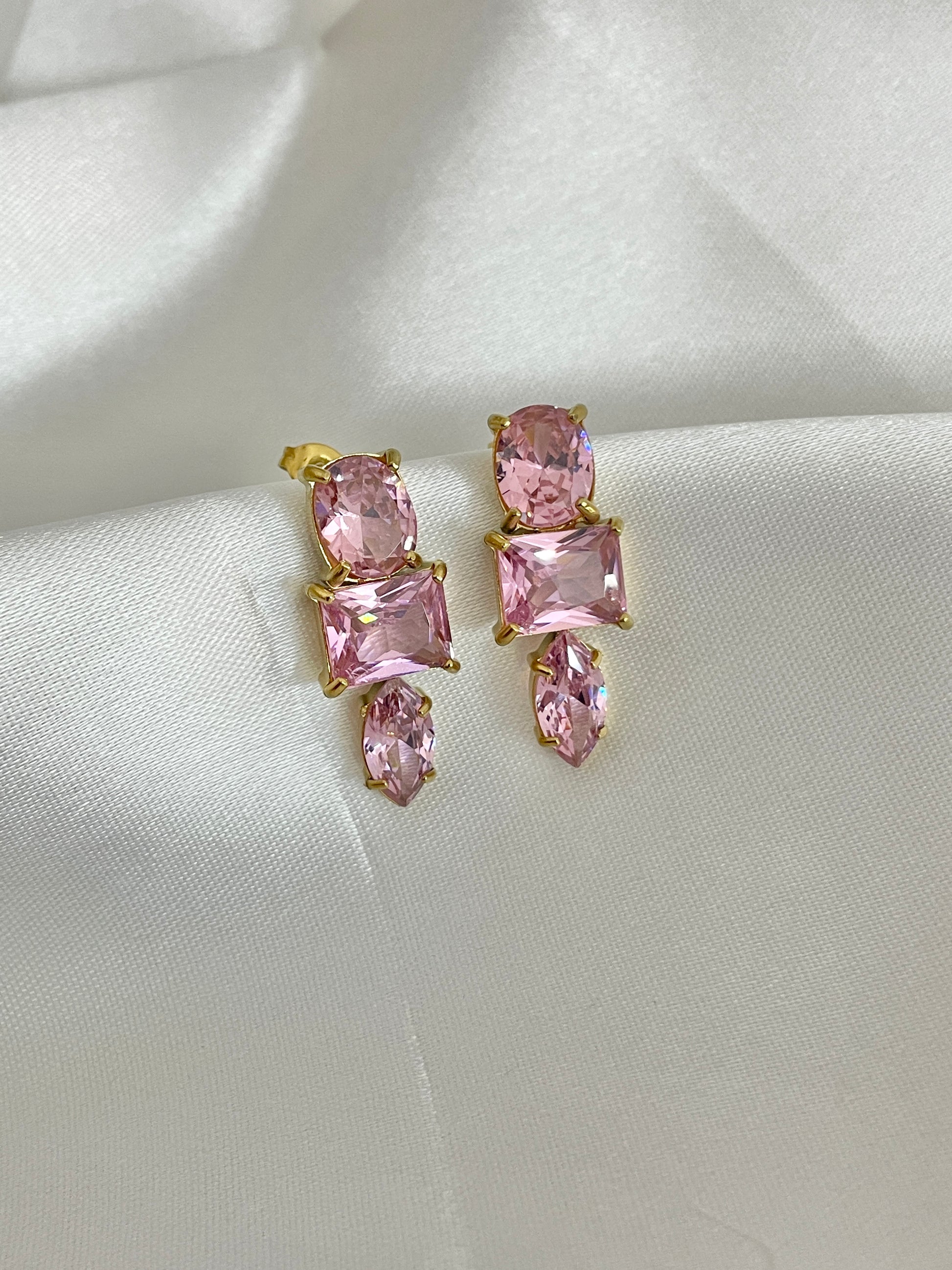 Lilac Pink earring series