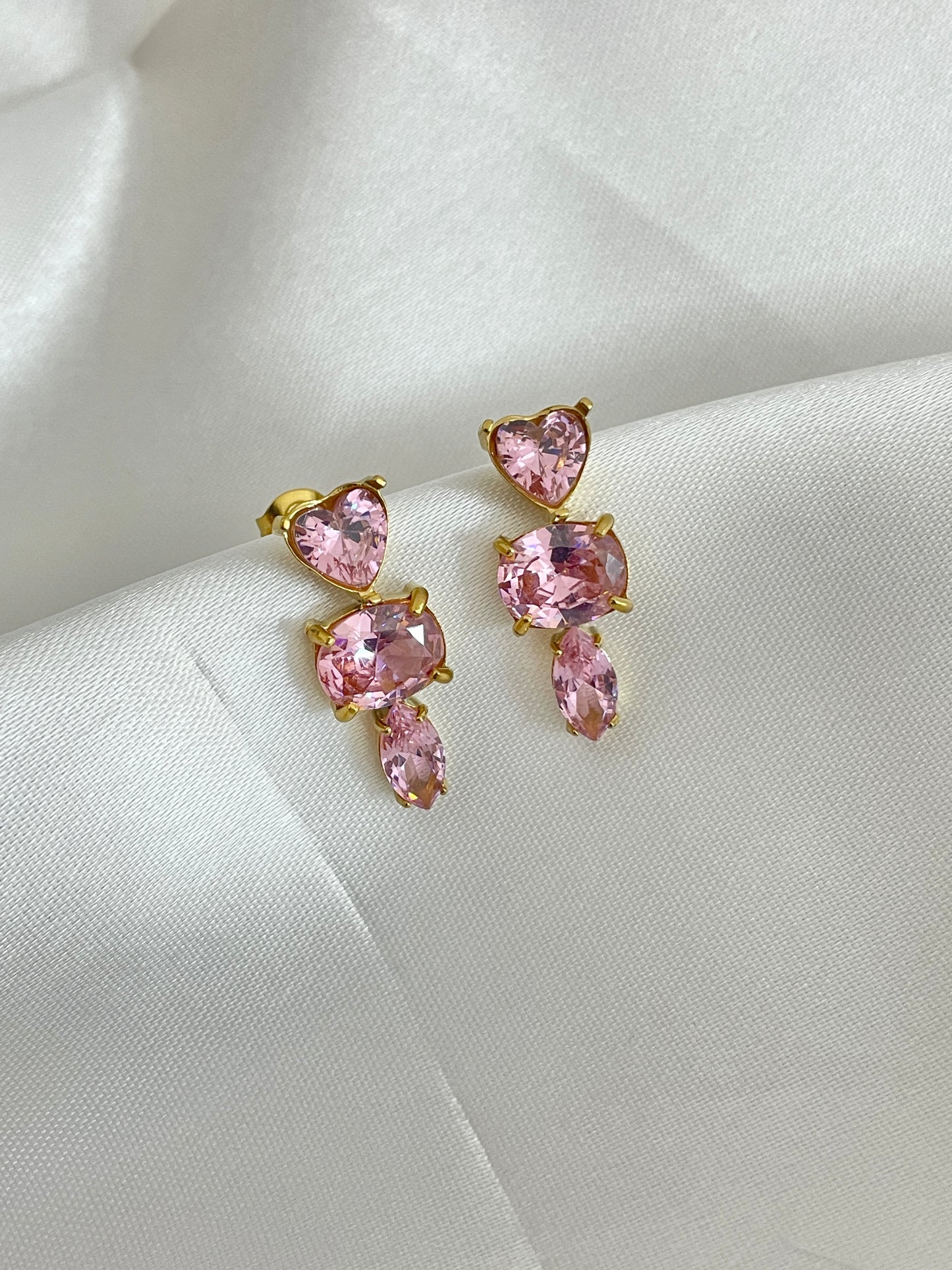 Lilac Pink earring series