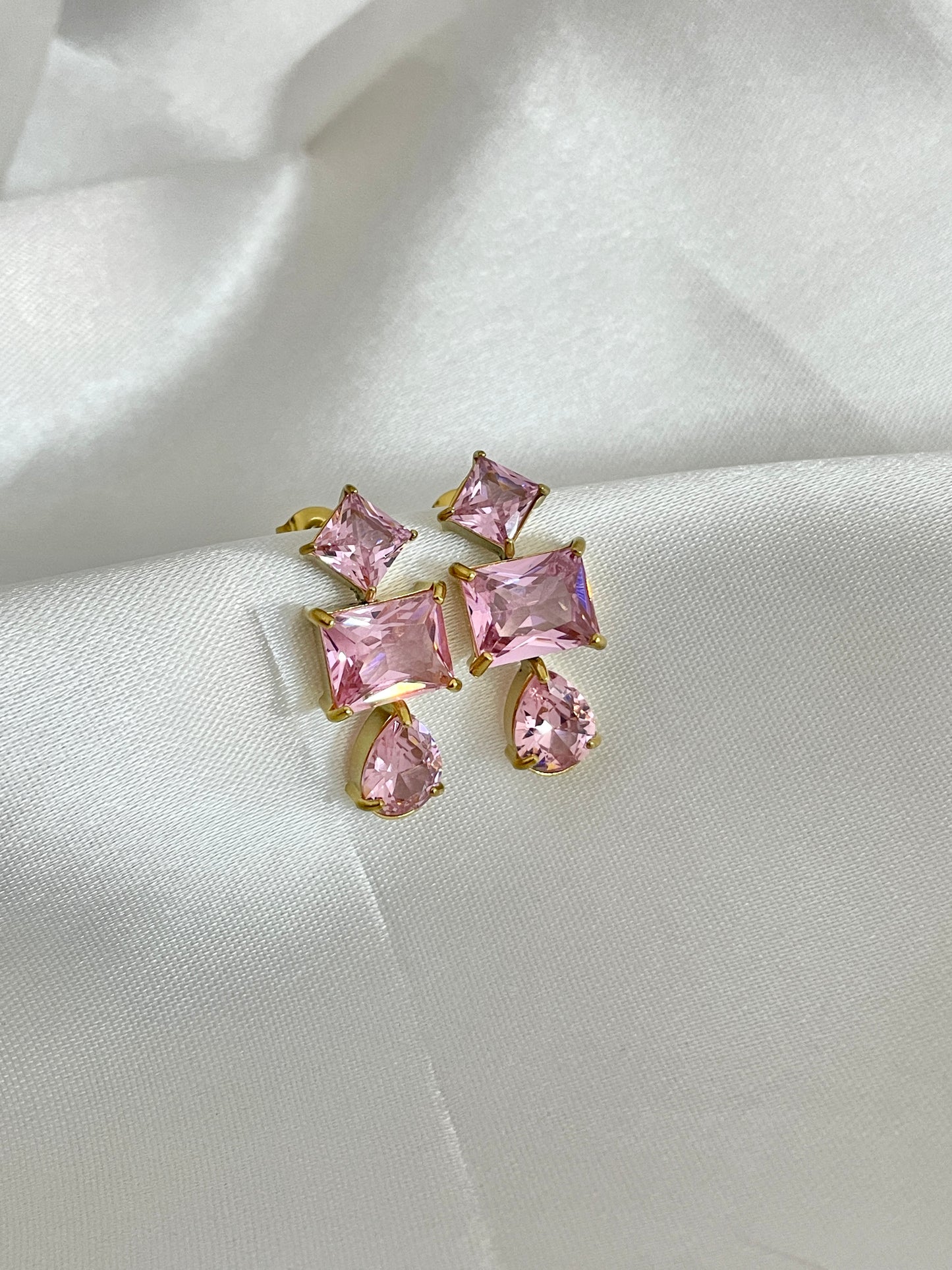 Lilac Pink earring series