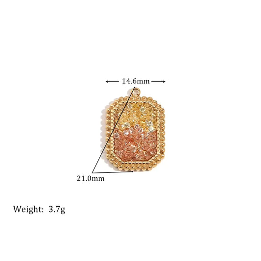 Yellow Ombre Charm