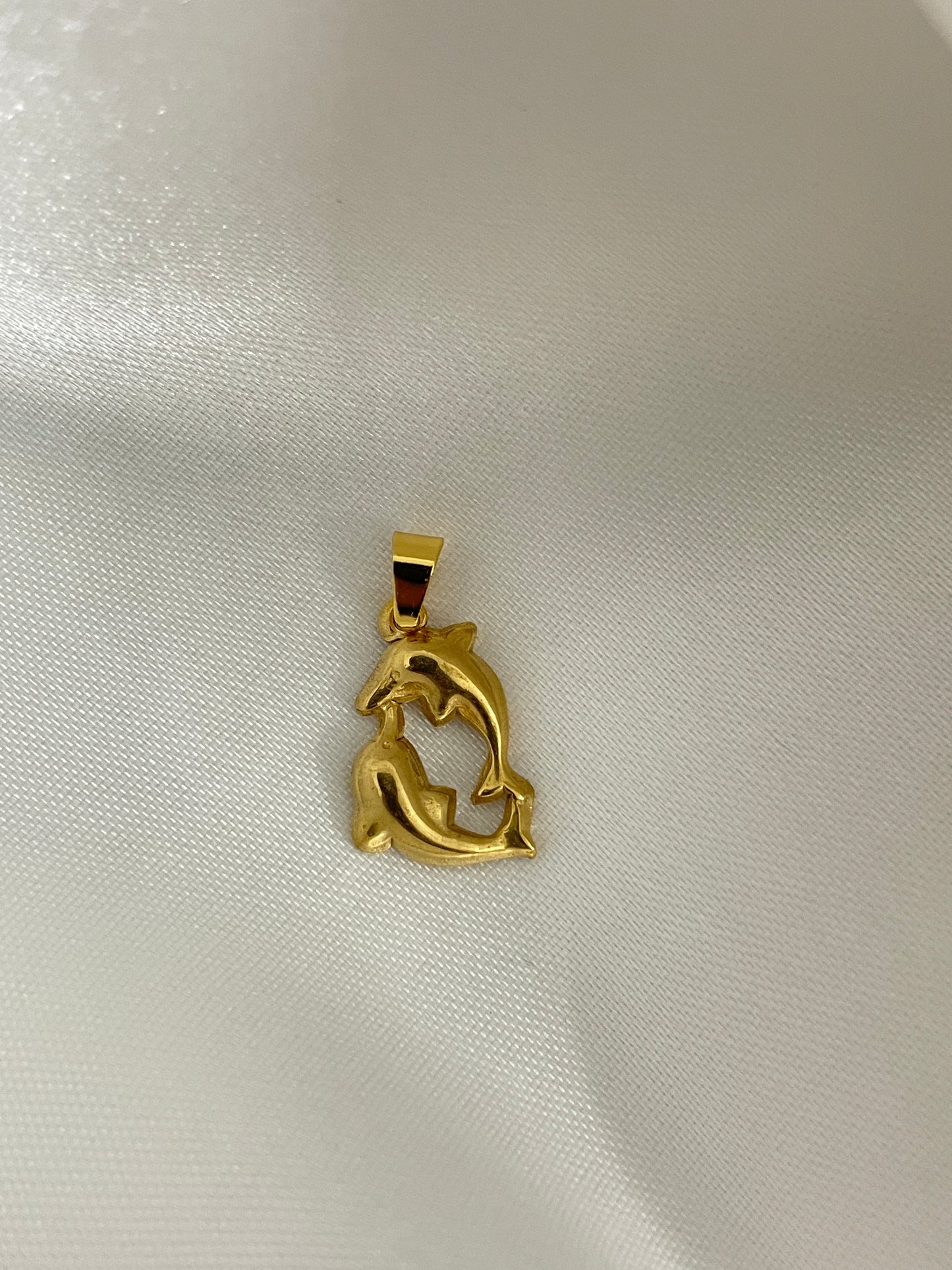 Duo Dolphins Charm
