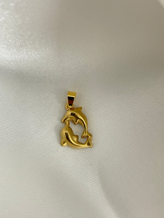 Duo Dolphins Charm