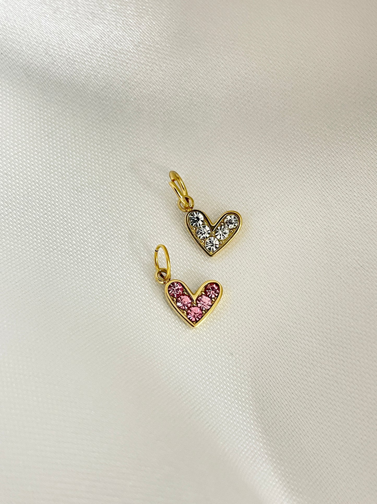 Mini heart/Studded Charm