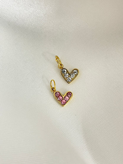 Mini heart/Studded Charm