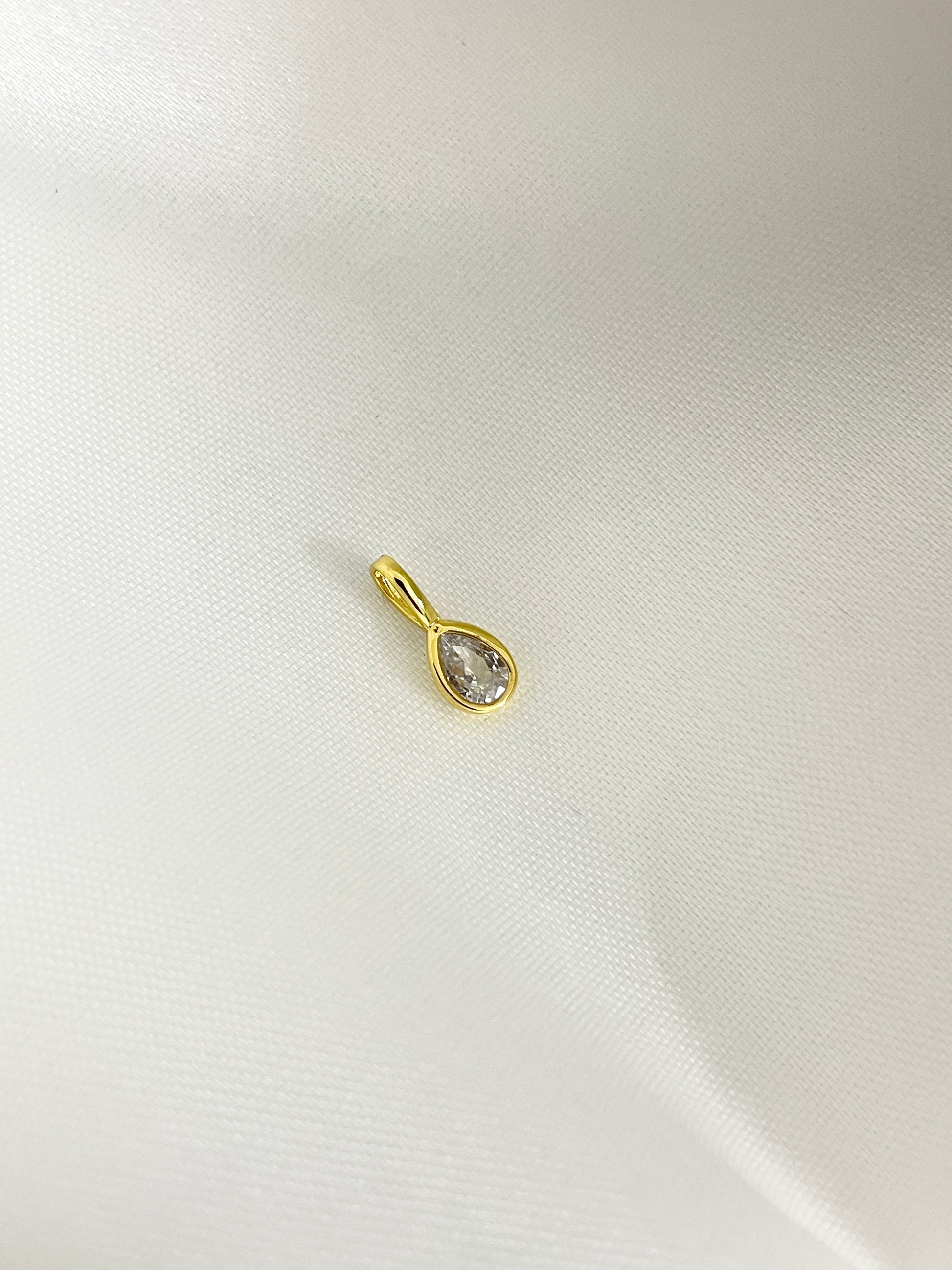 Pear drop charm