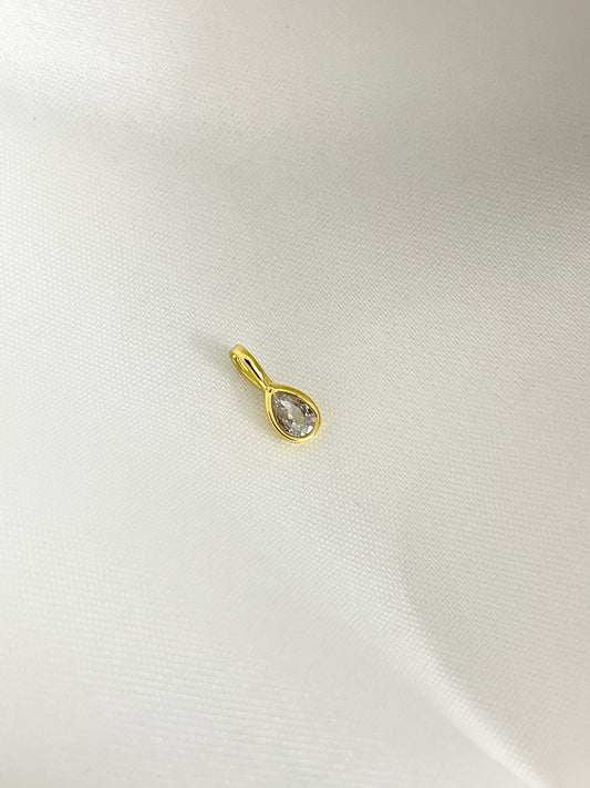 Pear drop charm