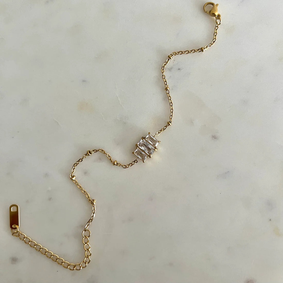 Stacked Baguette Bracelet