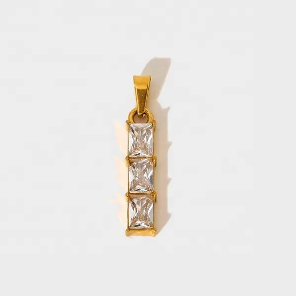 Crystal Bamboo Charm