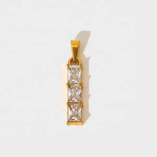Crystal Bamboo Charm