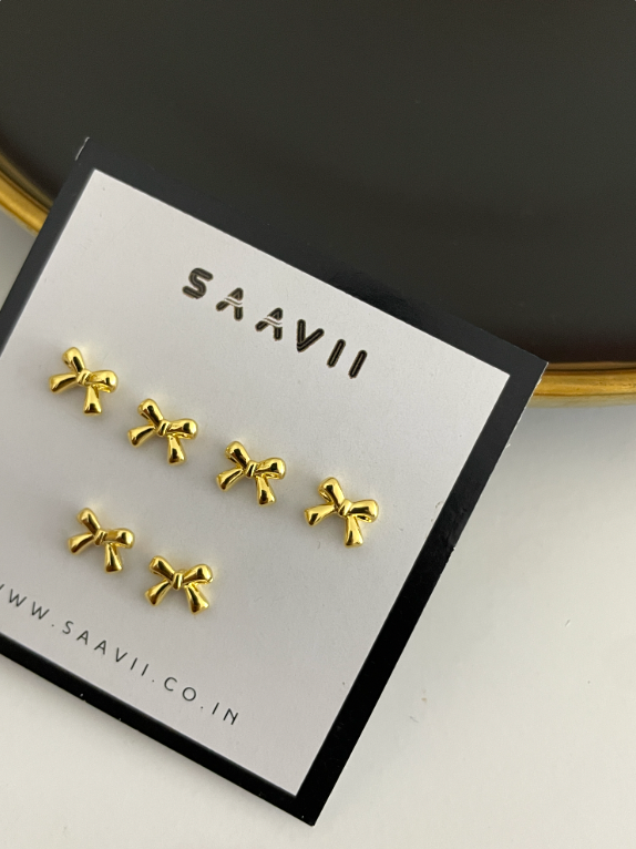 Ribbon-Bow piercing set