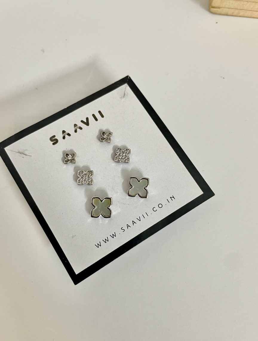 Tres clover Piercing set