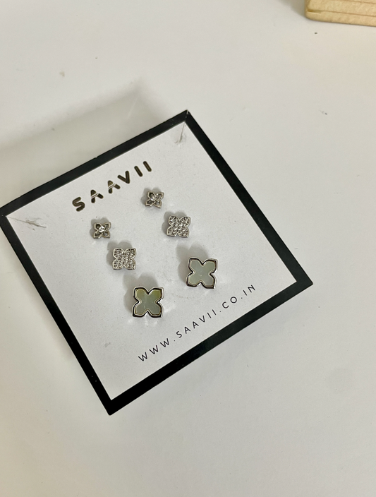Tres clover Piercing set