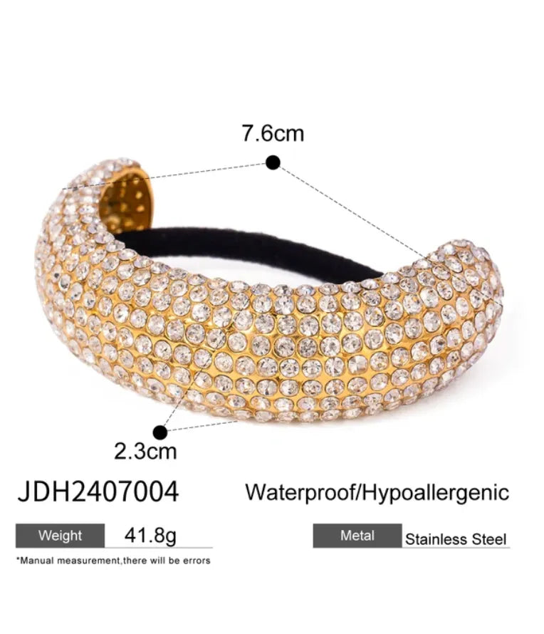 Domed Glitzy Hair-tie