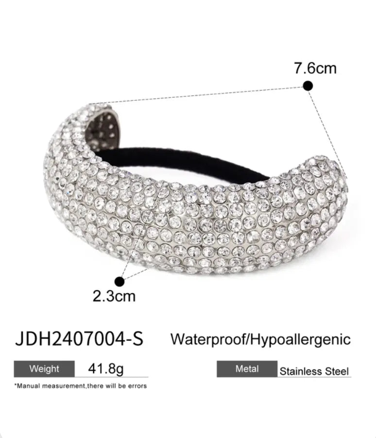 Domed Glitzy Hair-tie