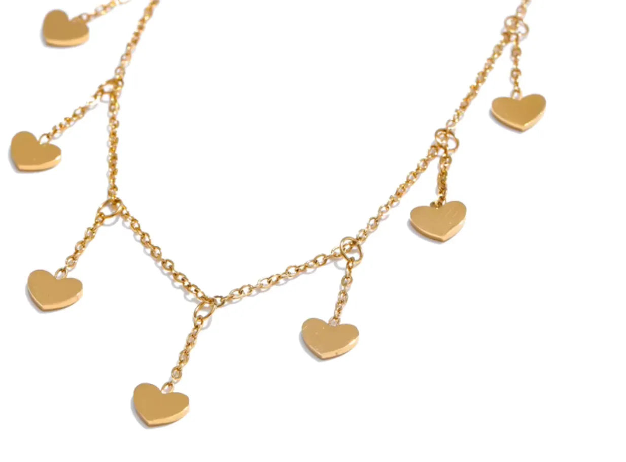 "Let hearts sway at her feet" Anklet