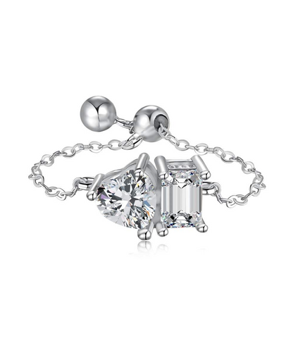 Amy Adjustable 92.5 Silver Rings