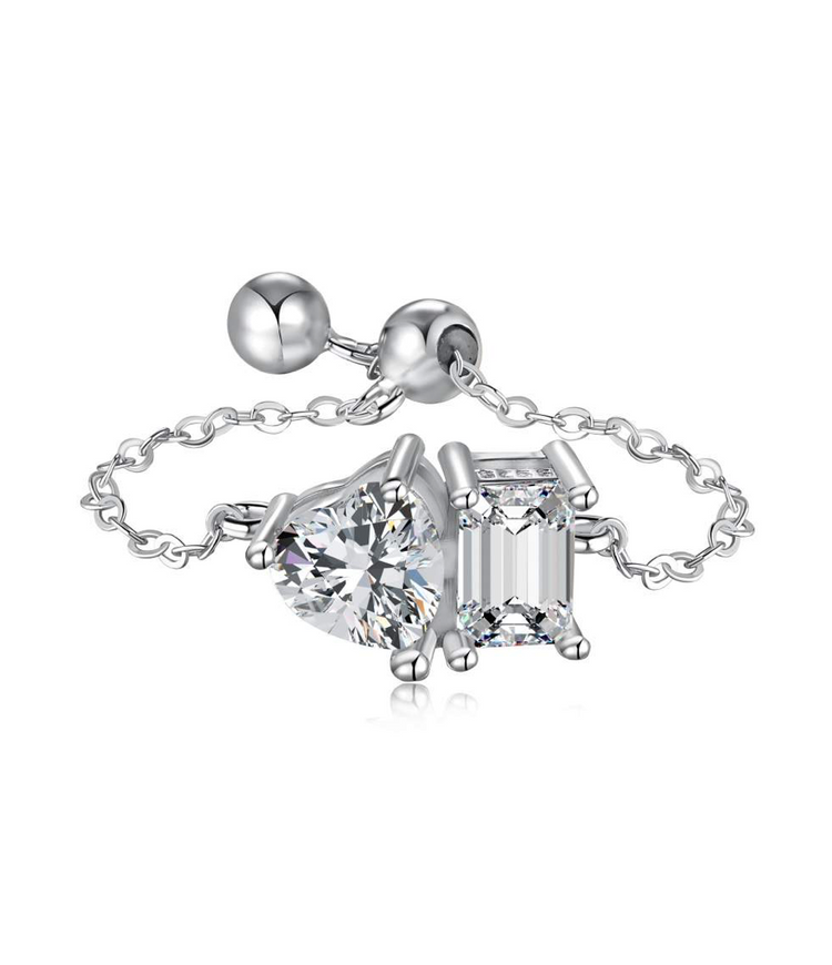 Amy Adjustable 92.5 Silver Rings