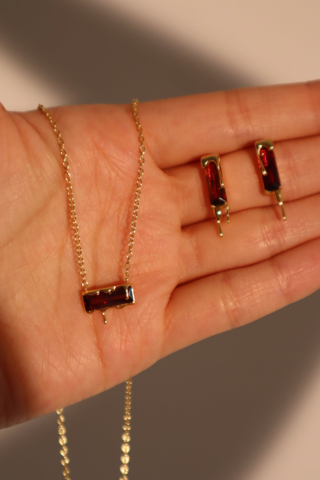 Red Lava Necklace