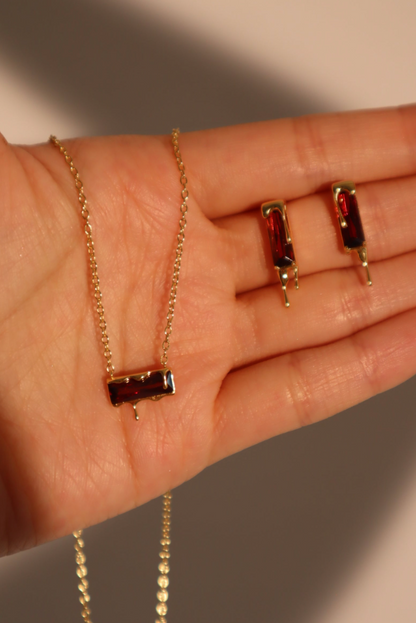 Red Lava Necklace
