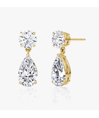 Eva 92.5 Silver Drop Earrings