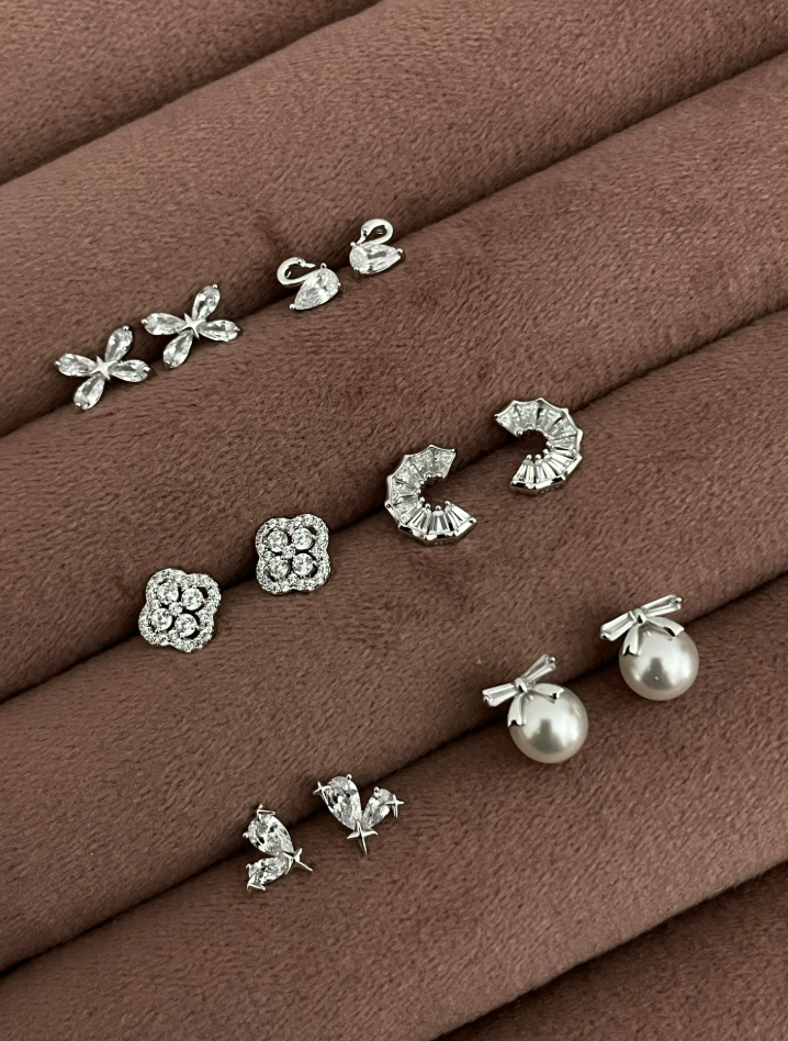 92.5 silver Mini studs
