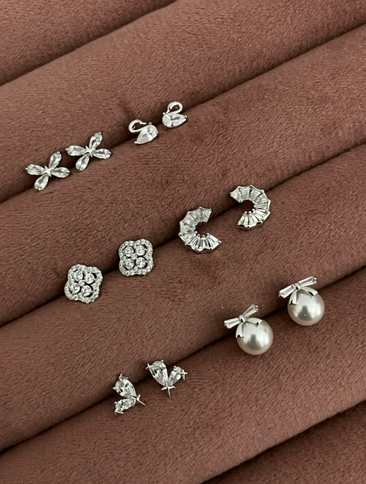 92.5 silver Mini studs