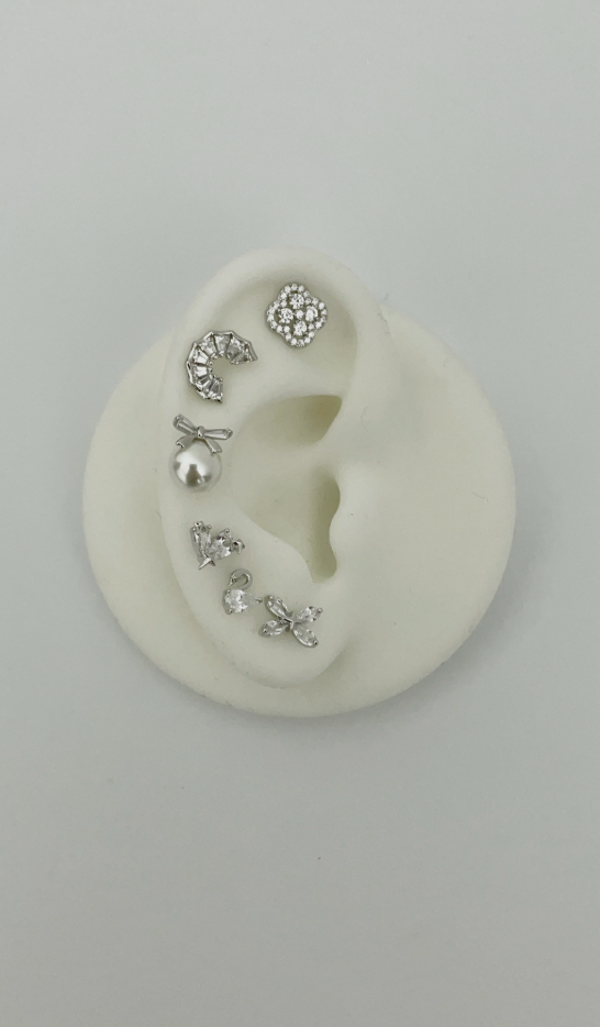 92.5 silver Mini studs