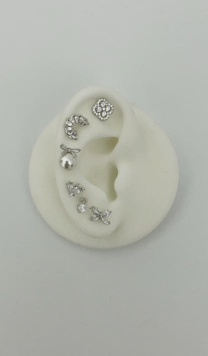 92.5 silver Mini studs