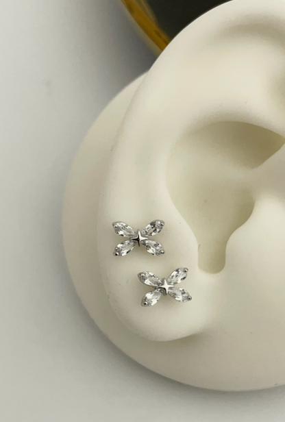 92.5 silver Mini studs