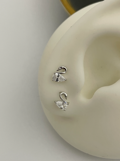 92.5 silver Mini studs