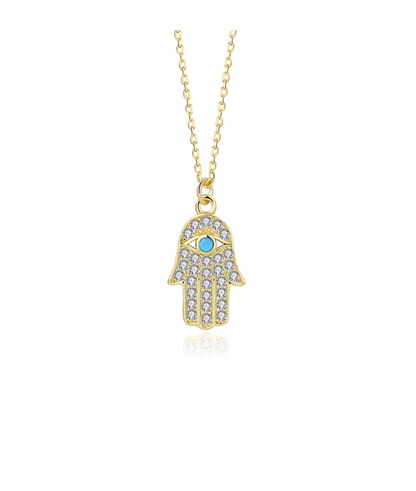 Hamsa Pendant in 92.5 Silver
