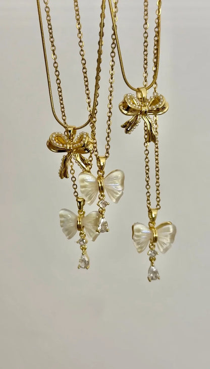 Paloma Bow Necklaces